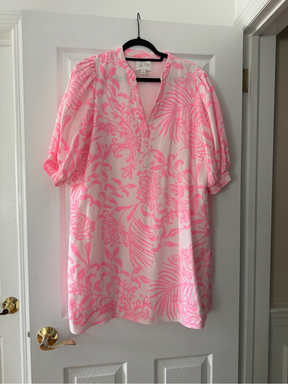 Lilly Pulitzer Pink and White Floral Print Dress
